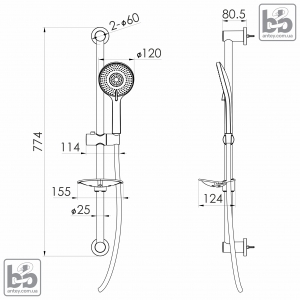 Душовий набір ''SPR144''