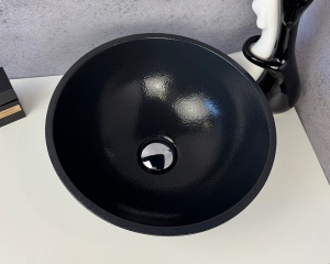 Умивальник «Селена» Антрацит шагрень