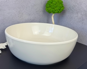 Умивальник «Сакура» Ваніль RAL1013 глянець