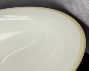 Умивальник «Гармонія» Білий глянець в середині/шагрень з глітером зовні