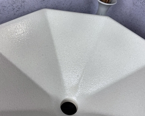 Умивальник «Сиріус» у кольорі слонова кістка шагрень