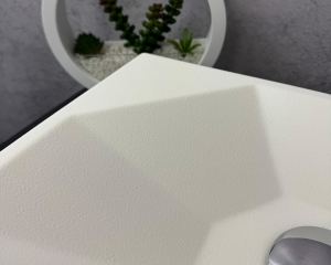 Умивальник «Меркурій» R Біла шагрень