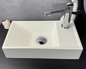  Умивальник «Естель» R Біла шагрень