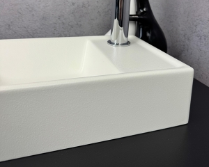  Умивальник «Естель» R Біла шагрень