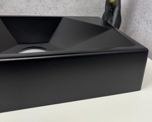 Умивальник «Меркурій» L Чорна шагрень