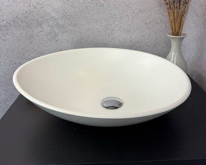 Умивальник «Лотос» Біла шагрень