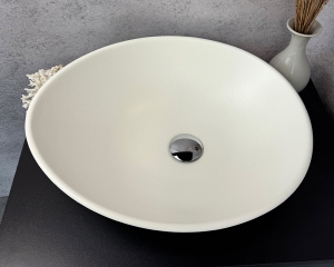 Умивальник «Лотос» Біла шагрень