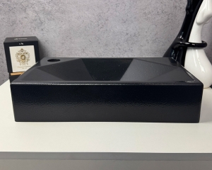 Умивальник «Меркурій» L Чорна шагрень з глітером