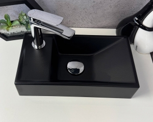 Умивальник «Естель» L  Чорна шагрень