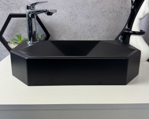 Умивальник «Тритон» L  Чорна шагрень