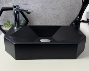 Умивальник «Тритон» L  Чорна шагрень