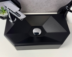 Умивальник «Тритон» L  Чорна шагрень