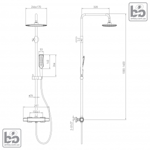 Душова система ''SISTEMA P''