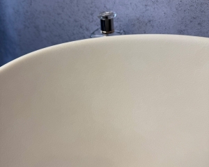 Умивальник «Лотос» Слонова кістка/Арктик шагрень всередині