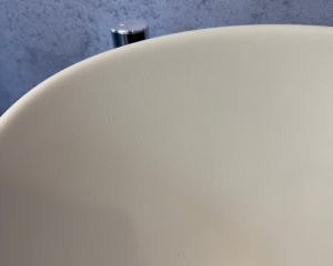 Умивальник «Лотос» Арктик/шагрень слонова кістка всередині