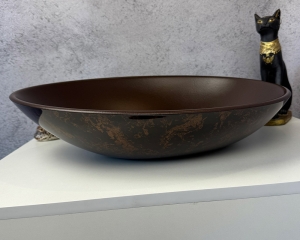 Умивальник «Лотос» Венге/шагрень всередині