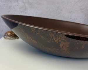 Умивальник «Лотос» Венге/шагрень всередині